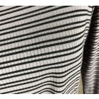 Select bordázott anyagú felső