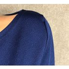 Rugalmas, bordázott felső