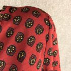 Papaya mintás felső