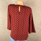 Papaya mintás felső