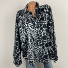 Mintás, galléros felső