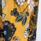 Dupla rétegű, virágos felső