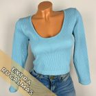 Dunnes rugalmas, rövid felső