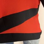 Quiz vékony felső fekete szegéllyel