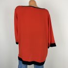 Quiz vékony felső fekete szegéllyel