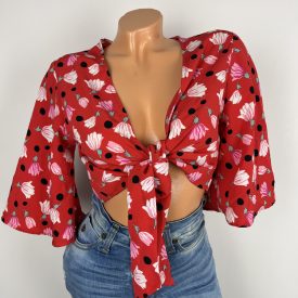 TopShop virágos boleró