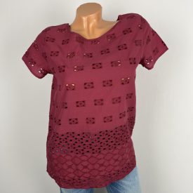 Atmosphere elején áttetsző mintás felső (címkés)