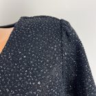 Csillogós anyagú felső