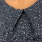 Csillogós anyagú felső