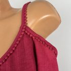 Papaya nyitott vállú felső