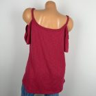 Papaya nyitott vállú felső