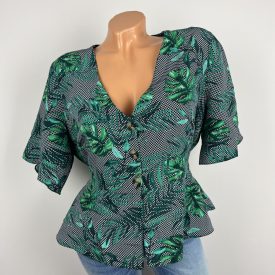 Primark levélmintás felső