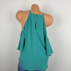 Papaya nyitott vállú felső