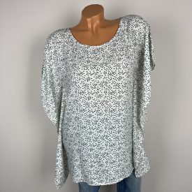 Lavand apró mintás felső