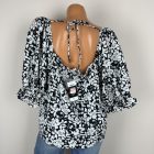 Pep&Co virágos, buggyos ujjú felső (címkés)