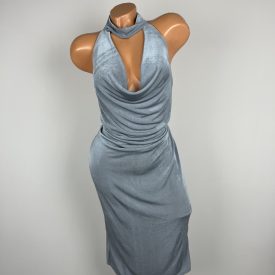 Blue Vanilla ejtett nyakú ruha
