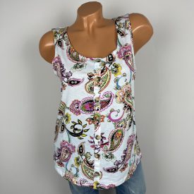 Papaya mintás felső