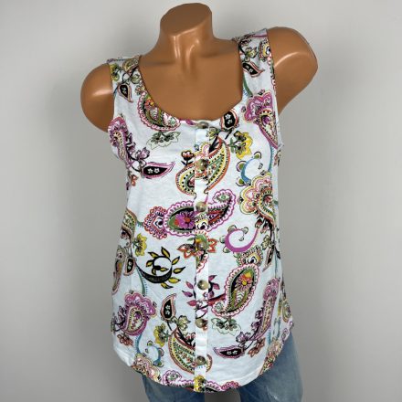 Papaya mintás felső