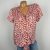 Apró virágos, megkötős felső